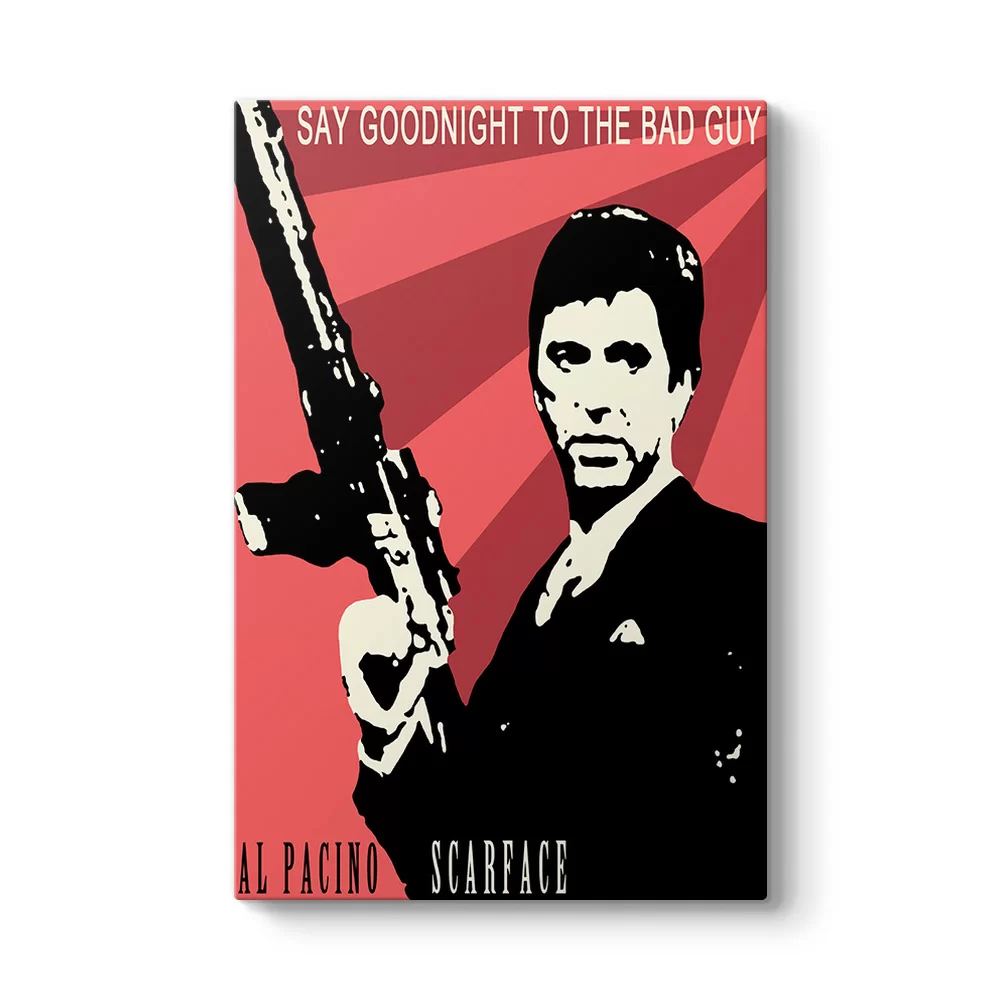 Al Pacino - Scarface Pop Art Tablosu - Model 2